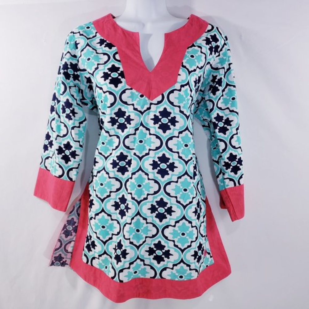 Simply‎ Southern Womens Size Small Print Cotton Tun